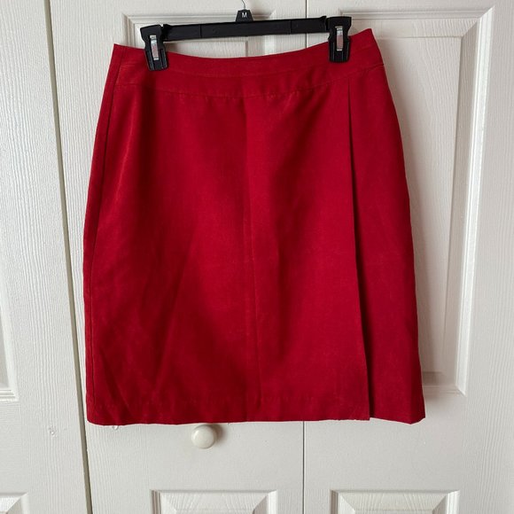 MICHELE RED CASUAL SKIRT SIZE 8 - Picture 1 of 5